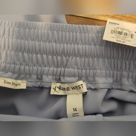 Light Blue Drawstring Pants - Picture 6 of 6